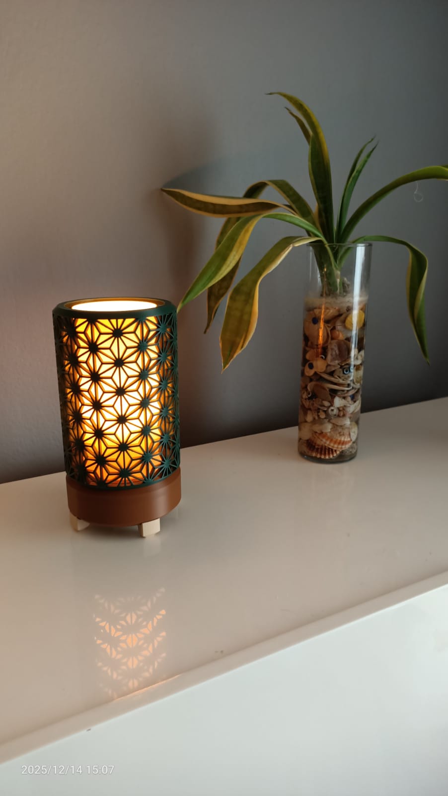 Mosaic Glow 3D baskı masa lambası