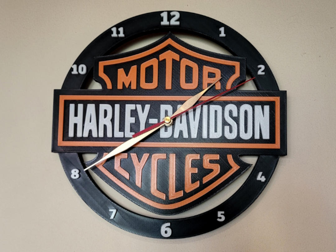 Harley Davidson Duvar Saati