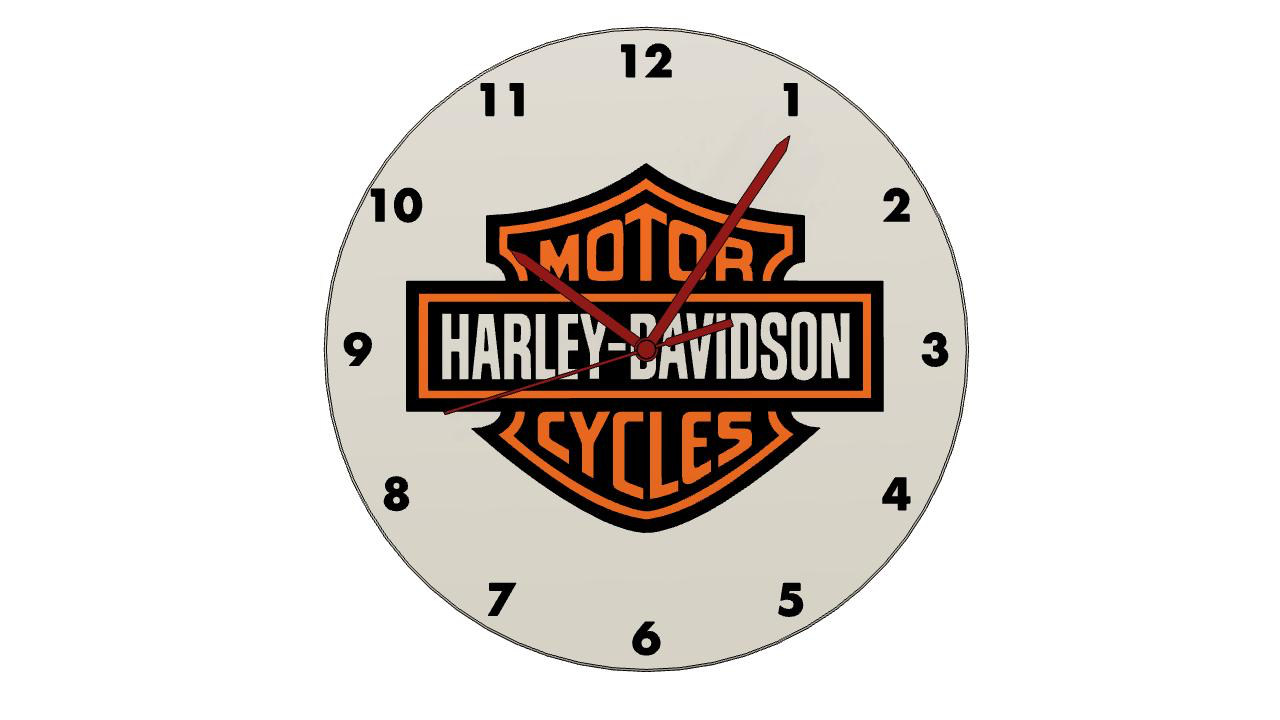 Harley Davidson Duvar Saati